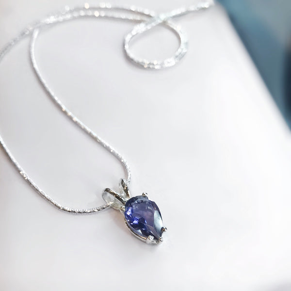 Iolite Sterling Silver Necklace