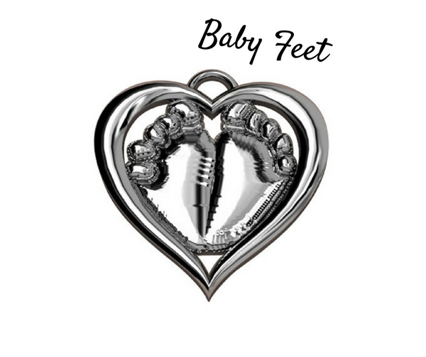 EveryChild Baby Feet (Sterling)