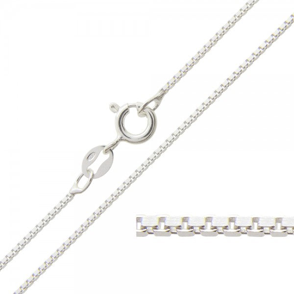 16 inch sterling silver box chain-one chain included in sterling pendant order