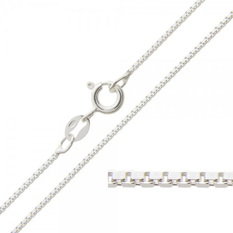 20 inch sterling silver box chain-one chain included in sterling pendant order