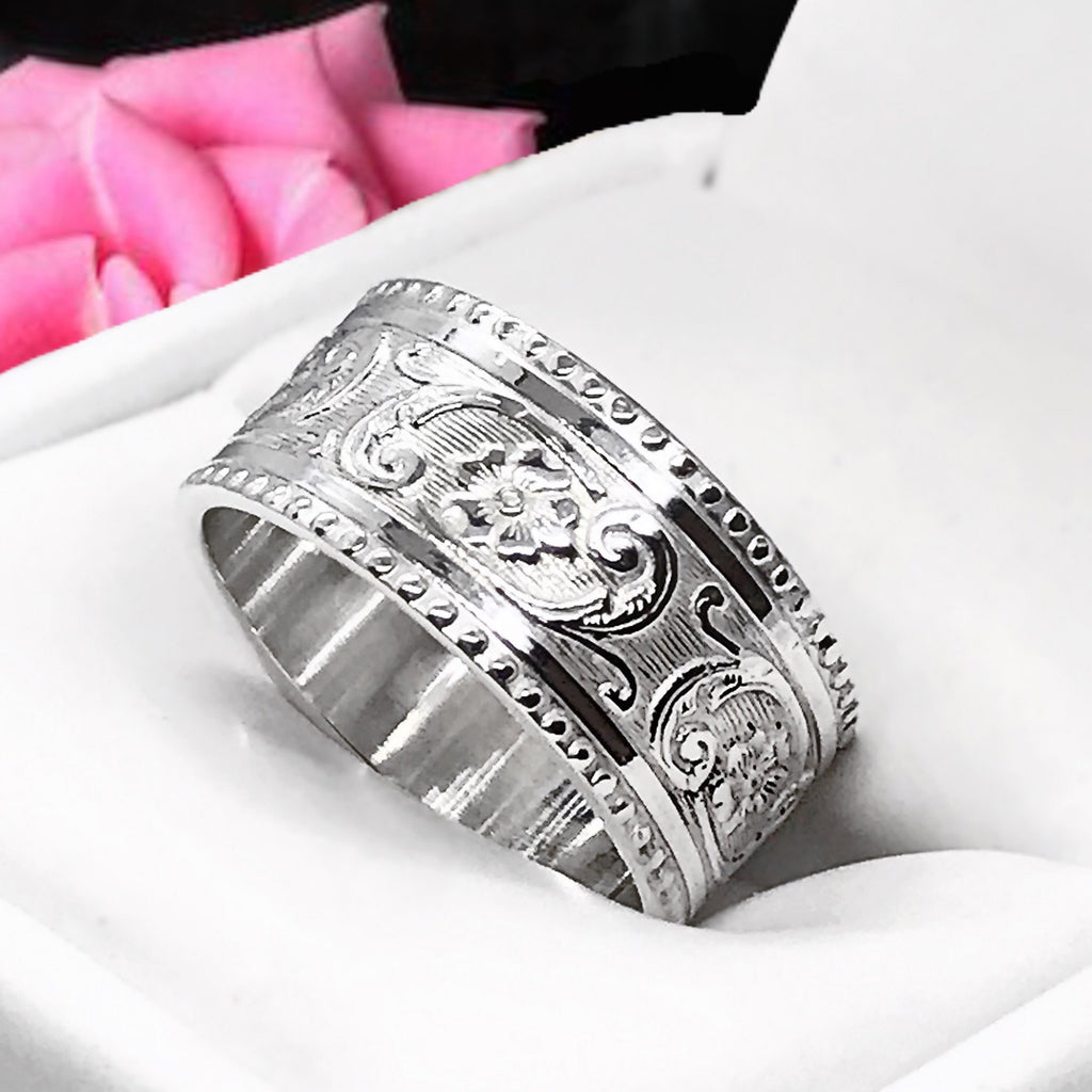 Simple German Silver Rings For Women & Girls – The Fineworld